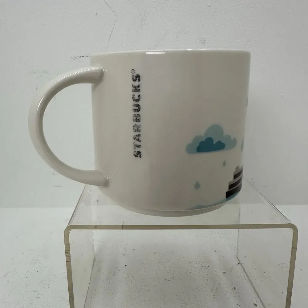 STARBUCKS PIKE PLACE MARKET YOU ARE HERE COLLECTION COFFEE MUG Seattle 2015 14oz